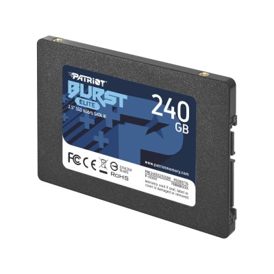 Твердотільний запам’ятовувальний пристрій накопичувач (SSD) SATA2.5" 240GB BURST E PBE240GS25SSDR PATRIOT