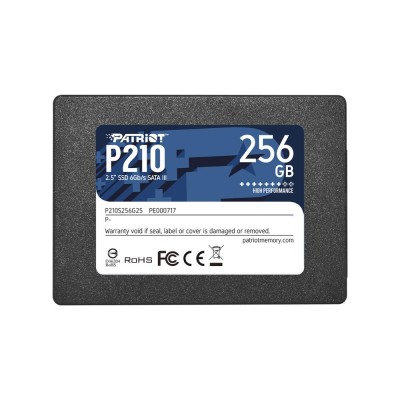 Твердотільний запам’ятовувальний пристрій накопичувач (SSD) SATA2.5" 256GB P210 P210S256G25 PATRIOT