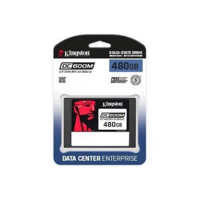 Твердотільний запам’ятовувальний пристрій накопичувач (SSD) SATA2.5" 480GB 6GB/S SEDC600M/480G KINGSTON