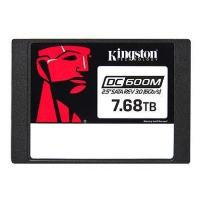 Твердотільний запам’ятовувальний пристрій накопичувач (SSD) SATA2.5" 7.68TB 6GB/S SEDC600M/7680G KINGSTON