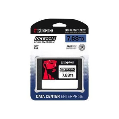 Твердотільний запам’ятовувальний пристрій накопичувач (SSD) SATA2.5" 7.68TB 6GB/S SEDC600M/7680G KINGSTON