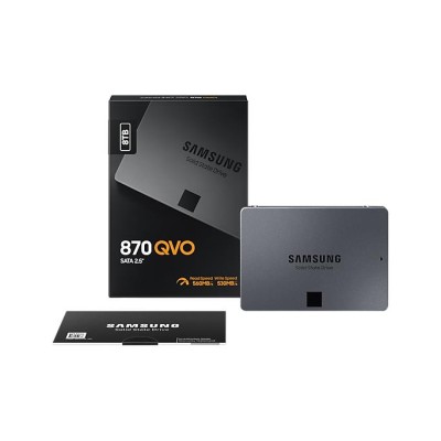 Твердотільний запам’ятовувальний пристрій накопичувач (SSD) SATA2.5" 8TB 6GB/S 870 QVO MZ-77Q8T0BW SAMSUNG