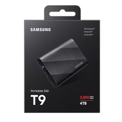 Твердотільний запам’ятовувальний пристрій накопичувач (SSD) USB3.2 4TB EXT. T9 MU-PG4T0B/EU SAMSUNG