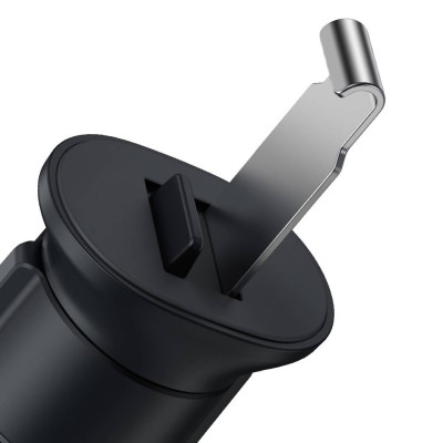 Автомобільний тримач Baseus Metal Age 2 Gravity Air Outlet Car Mount SUJS000013 dark gray