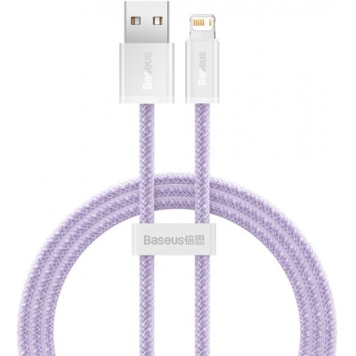Кабель Baseus Dynamic Series Fast Charging Data USB кабель USB To IP 2.4 A 2M (CALD000505) Purple