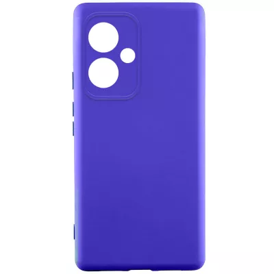 Чохол Silicone Cover Lakshmi Full Camera (AA) для Xiaomi Redmi 13 4G / Poco M6 4G Синій / Iris