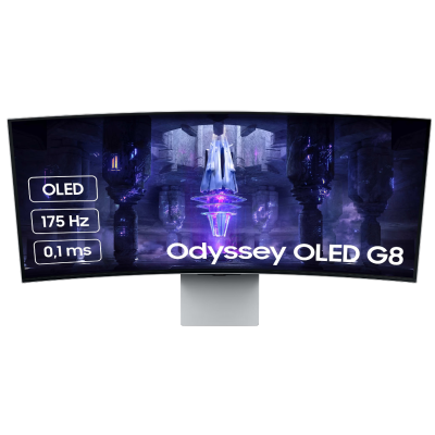 Монiтор TFT SAMSUNG 34" LS34BG850SIXUA OLED/4К/mini DP/micro HDMI/175Гц/0,1ms/SMART Монiтор TFT SAMSUNG 34" LS34BG850SIXUA OLED/4К/mini DP/micro HDMI/175Гц/0,1ms/SMART