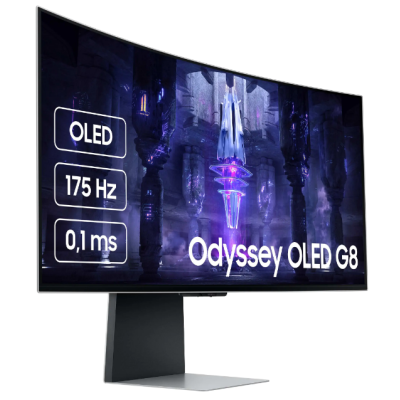 Монiтор TFT SAMSUNG 34" LS34BG850SIXUA OLED/4К/mini DP/micro HDMI/175Гц/0,1ms/SMART Монiтор TFT SAMSUNG 34" LS34BG850SIXUA OLED/4К/mini DP/micro HDMI/175Гц/0,1ms/SMART