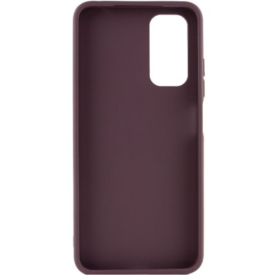 TPU чохол Bonbon Metal Style для Samsung Galaxy A05s Бордовий / Plum