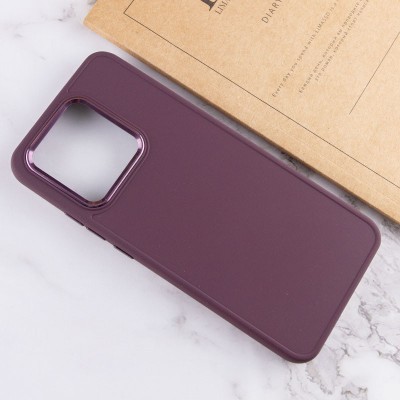 TPU чохол Bonbon Metal Style для Xiaomi Redmi 13C / Poco C65 Бордовий / Plum