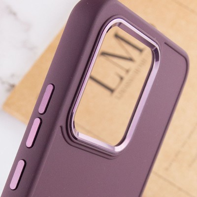TPU чохол Bonbon Metal Style для Xiaomi Redmi 13C / Poco C65 Бордовий / Plum