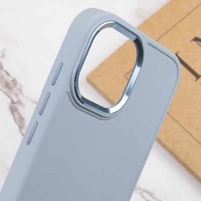 TPU чохол Bonbon Metal Style для Xiaomi Redmi Note 13 4G Блакитний / Mist blue