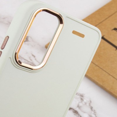 TPU чохол Bonbon Metal Style для Xiaomi Redmi Note 13 Pro+ Білий / White