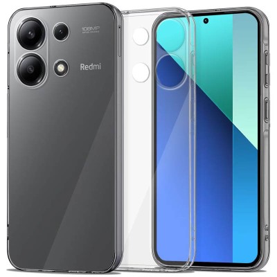 TPU чохол Epic Transparent 1,5mm Full Camera для Xiaomi Redmi Note 13 Pro 4G/Poco M6 Pro 4G/Note 14S (Безбарвний (прозорий))