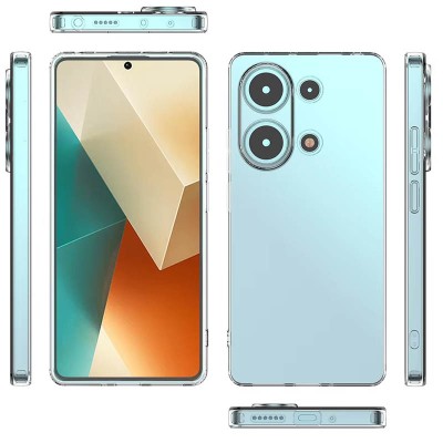 TPU чохол Epic Transparent 1,5mm Full Camera для Xiaomi Redmi Note 13 Pro 4G/Poco M6 Pro 4G/Note 14S (Безбарвний (прозорий))