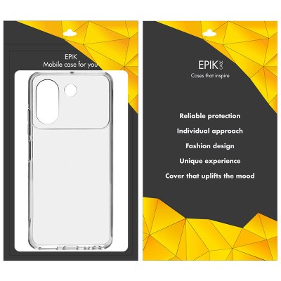 TPU чохол Epic Transparent 1,5mm для ZTE Blade A54 4G Безбарвний (прозорий)