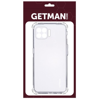 TPU чохол GETMAN Ease logo посилені кути Full Camera для Oppo Reno 4 Lite Безбарвний (прозорий)