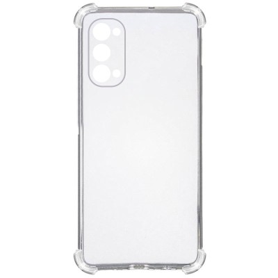 TPU чохол GETMAN Ease logo посилені кути Full Camera для Oppo Reno 4 Pro 5G Безбарвний (прозорий)