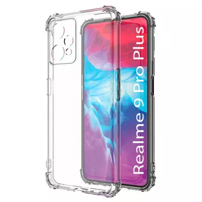 TPU чохол GETMAN Ease logo посилені кути Full Camera для Realme 9 Pro Безбарвний (прозорий)