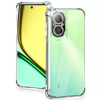 TPU чохол GETMAN Ease logo посилені кути Full Camera для Realme C67 4G Безбарвний (прозорий)