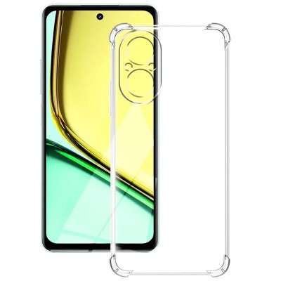 TPU чохол GETMAN Ease logo посилені кути Full Camera для Realme C67 4G Безбарвний (прозорий)