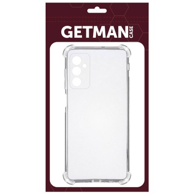 TPU чохол GETMAN Ease logo посилені кути Full Camera для Samsung Galaxy A04s Безбарвний (прозорий)