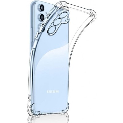 TPU чохол GETMAN Ease logo посилені кути Full Camera для Samsung Galaxy A55 Безбарвний (прозорий)