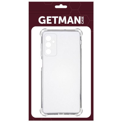 TPU чохол GETMAN Ease logo посилені кути Full Camera для Samsung Galaxy M54 5G Безбарвний (прозорий)