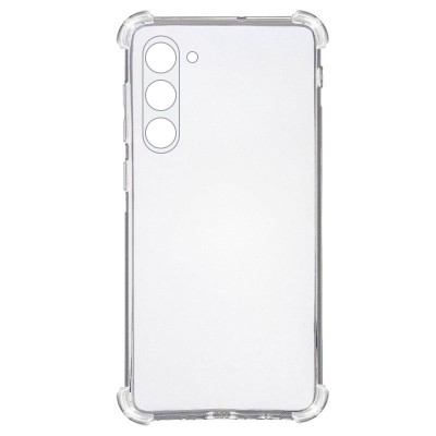 TPU чохол GETMAN Ease logo посилені кути Full Camera для Samsung Galaxy S23+ Безбарвний (прозорий)