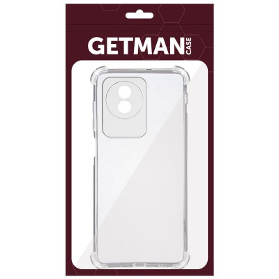 TPU чохол GETMAN Ease logo посилені кути Full Camera для Vivo Y02 Безбарвний (прозорий) TPU чохол GETMAN Ease logo посилені кути Full Camera для Vivo Y02 Безбарвний (прозорий)