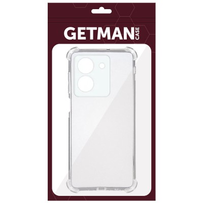 TPU чохол GETMAN Ease logo посилені кути Full Camera для Vivo Y36 Безбарвний (прозорий)