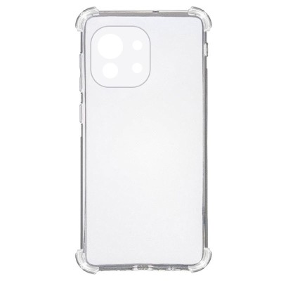 TPU чохол GETMAN Ease logo посилені кути Full Camera для Xiaomi Mi 11 Безбарвний (прозорий)