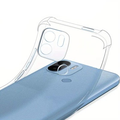 TPU чохол GETMAN Ease logo посилені кути Full Camera для Xiaomi Redmi A1 / A2 Безбарвний (прозорий)
