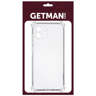 TPU чохол GETMAN Ease logo посилені кути Full Camera для Xiaomi Redmi A1 / A2 Безбарвний (прозорий)