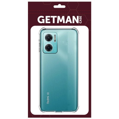 TPU чохол GETMAN Ease logo посилені кути Full Camera для Xiaomi Redmi Note 11E Безбарвний (прозорий) TPU чохол GETMAN Ease logo посилені кути Full Camera для Xiaomi Redmi Note 11E Безбарвний (прозорий)