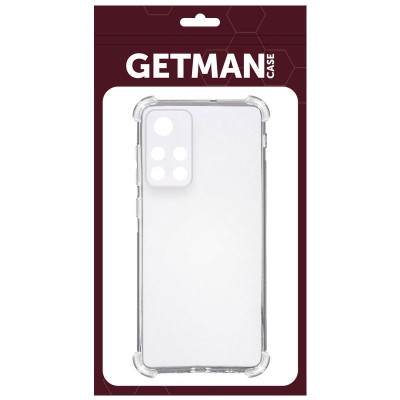 TPU чохол GETMAN Ease logo посилені кути Full Camera для Xiaomi Redmi Note 11S 5G Безбарвний (прозорий)