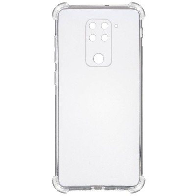TPU чохол GETMAN Ease logo посилені кути Full Camera для Xiaomi Redmi Note 9 / Redmi 10X Безбарвний (прозорий)