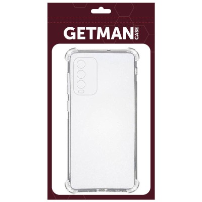 TPU чохол GETMAN Ease logo посилені кути Full Camera для Xiaomi Redmi Note 9 4G/9 Power/Poco M3/9T Безбарвний (прозорий)
