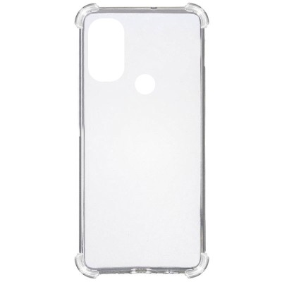 TPU чохол GETMAN Ease logo посилені кути для Motorola Moto E40 / E30 Безбарвний (прозорий)