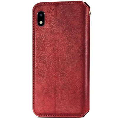 Кожаный чехол книжка GETMAN Cubic (PU) для ZTE Blade A3 (2020) Красный