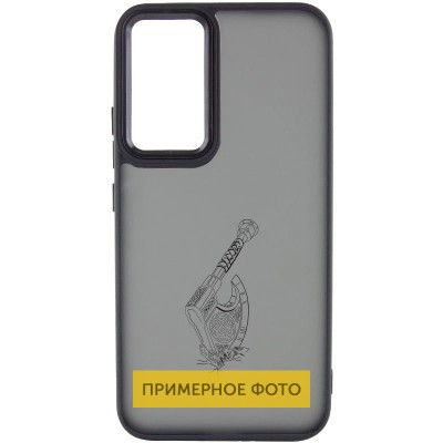 Накладка Oprint Скандинавія Black для Oppo A38 / A18 Black / Сокира Накладка Oprint Скандинавія Black для Oppo A38 / A18 Black / Сокира