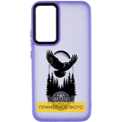 Накладка Oprint Скандинавія Black для Oppo A57s / A77s Purple / Ворон Накладка Oprint Скандинавія Black для Oppo A57s / A77s Purple / Ворон