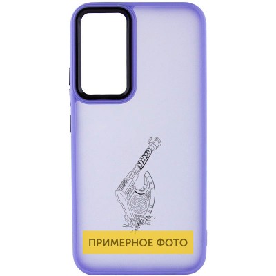 Накладка Oprint Скандинавія Black для Oppo A57s / A77s Purple / Сокира