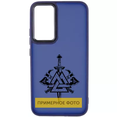 Накладка Oprint Скандинавія Black для Oppo A58 4G Navy Blue / Меч