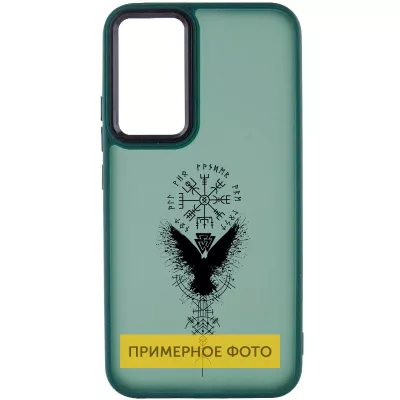 Накладка Oprint Скандинавія Black для Oppo A78 4G Green / Крила