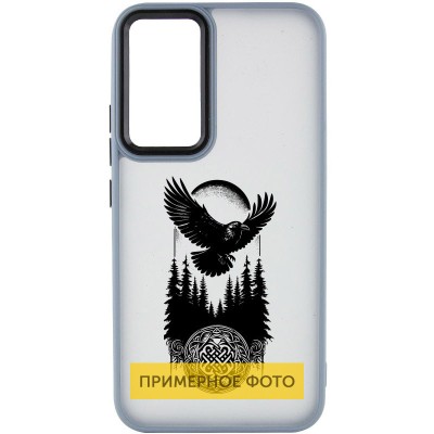 Накладка Oprint Скандинавія Black для Oppo A96 Sierra Blue / Ворон Накладка Oprint Скандинавія Black для Oppo A96 Sierra Blue / Ворон