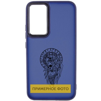 Накладка Oprint Скандинавія Black для Realme C33 Navy Blue / Воїн Накладка Oprint Скандинавія Black для Realme C33 Navy Blue / Воїн