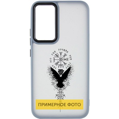 Накладка Oprint Скандинавія Black для Realme C33 Sierra Blue / Крила
