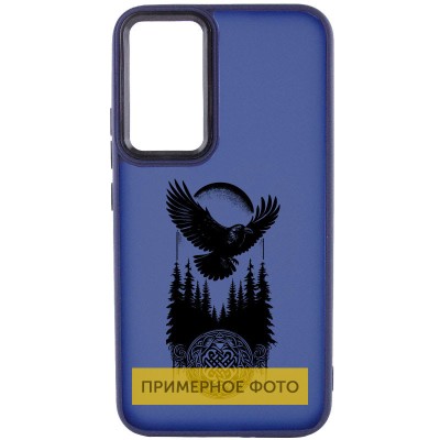 Накладка Oprint Скандинавія Black для Realme C55 Navy Blue / Ворон Накладка Oprint Скандинавія Black для Realme C55 Navy Blue / Ворон