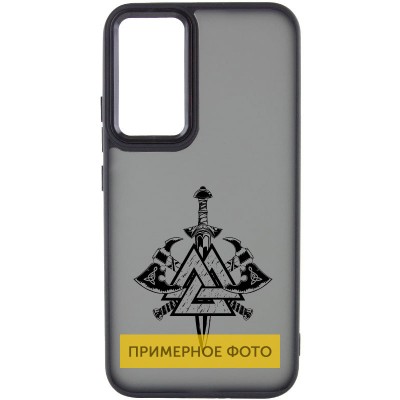 Накладка Oprint Скандинавія Black для TECNO Spark 8C Black / Меч Накладка Oprint Скандинавія Black для TECNO Spark 8C Black / Меч